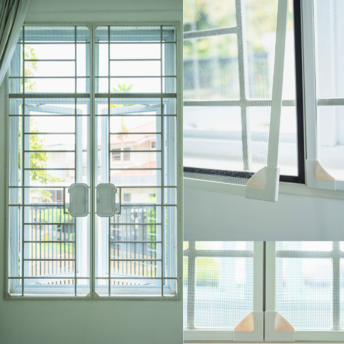 ONNA BANDUNG MAGNETIC INSECT SCREENS Magnetic Insect Screen, salah satu produk dari ONNA untuk dipasang di jendela - jendela, ventilasi, pintu - pintu, dll sebagai pelindung/penahan masuknya serangga pengganggu seperti nyamuk, lalat, dll. Terbuat dari bahan alumunium, mesh stainless steel, mesh fibreglass, mesh miniflex. Memiliki daya tahan terhadap kerusakan tinggi, tahan lama, mudah dibersihkan, anti karat & lembab. Penempelan berbahan magnet (Magnetic) dan karet (Rubber) ke dalam rangka untuk pemasangan. Anti Nyamuk Tanpa Bahan Kimia Berbahaya, udara segar tetap bersirkulasi, aman & sehat.
