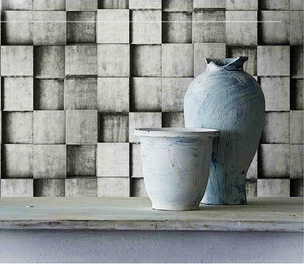ONNA BANDUNG WALLPAPER CHIC GEOMETRY Wallpaper Onna terbuat dari kertas vinyl. Jenis wallpaper ini terdiri dari kertas cetak yang dilapisi dengan vinyl berlapis. Ini adalah jenis wallpaper yang paling umum digunakan saat ini, karena daya tahannya yang tinggi. Semakin tebal lapisan pelapis vinyl, semakin tahan lama wallpaper tersebut. Kertas vinil dapat digunakan di dapur dan kamar mandi, karena dapat menahan uap, juga bisa dicuci sehingga memudahkan perawatan. Keunggulan Wallpaper Onna adalah motif gambar & pola yang bervariasi dengan tekstur, tema gambar gaya klasik, natural, modern, artistik, colorful, dan masih banyak lagi, serta pemakaian yang tahan lama, warna tidak mudah pudar, dan berkelas.  